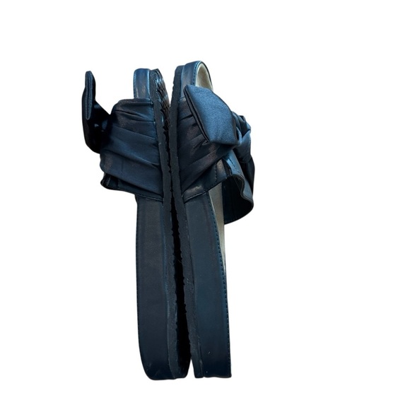 Comfort view Black Bow Slide Sandals size 10 - Picture 7 of 10